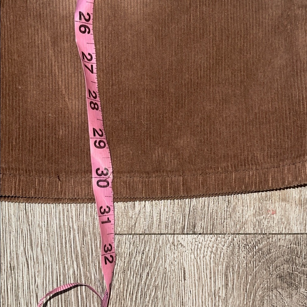 Brandy Melville Brown Corduroy Flare Jeans - Picture 5 of 8